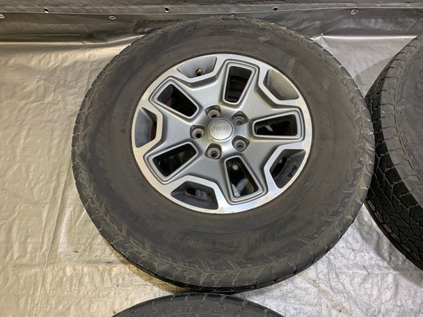 2013-2017 Jeep Wrangler JK Rubicon 17" OEM Wheels Rims w/ Tires / Set of 4 / JK007 - Image 3