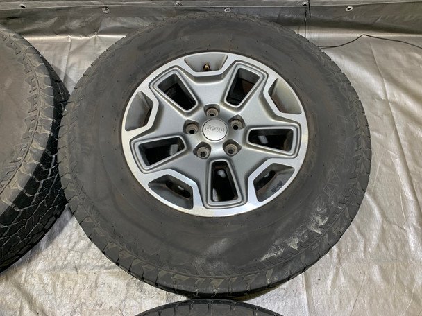 2013-2017 Jeep Wrangler JK Rubicon 17" OEM Wheels Rims w/ Tires / Set of 4 / JK007 - Image 2