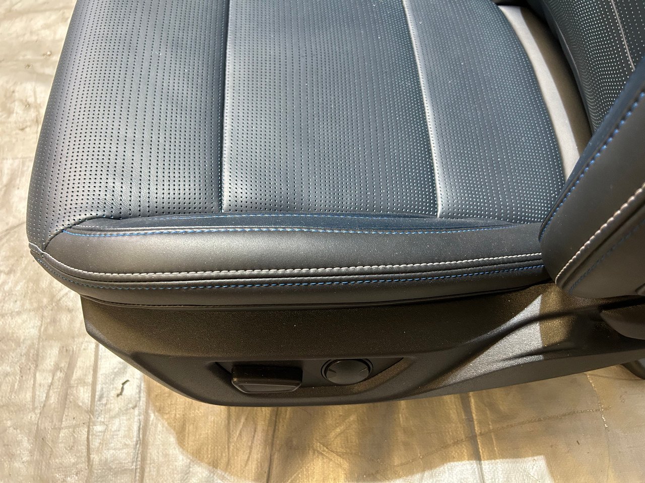 2024-2025 Ford Mustang GT S650 Convertible California Special Navy Pier Black / Blue Leather Seats / Pair / FM202 - Image 4