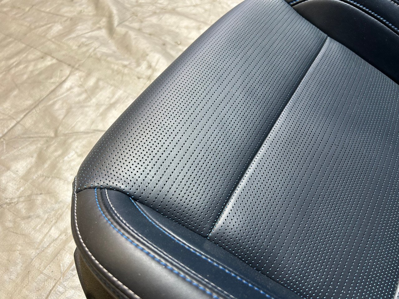 2024-2025 Ford Mustang GT S650 Convertible California Special Navy Pier Black / Blue Leather Seats / Pair / FM202 - Image 7