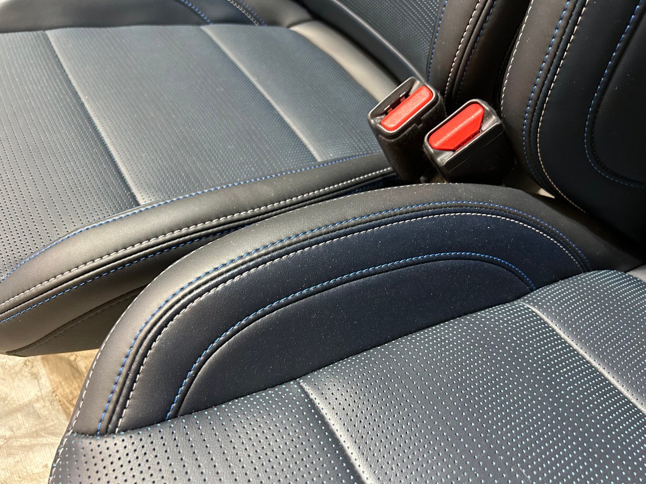 2024-2025 Ford Mustang GT S650 Convertible California Special Navy Pier Black / Blue Leather Seats / Pair / FM202 - Image 14