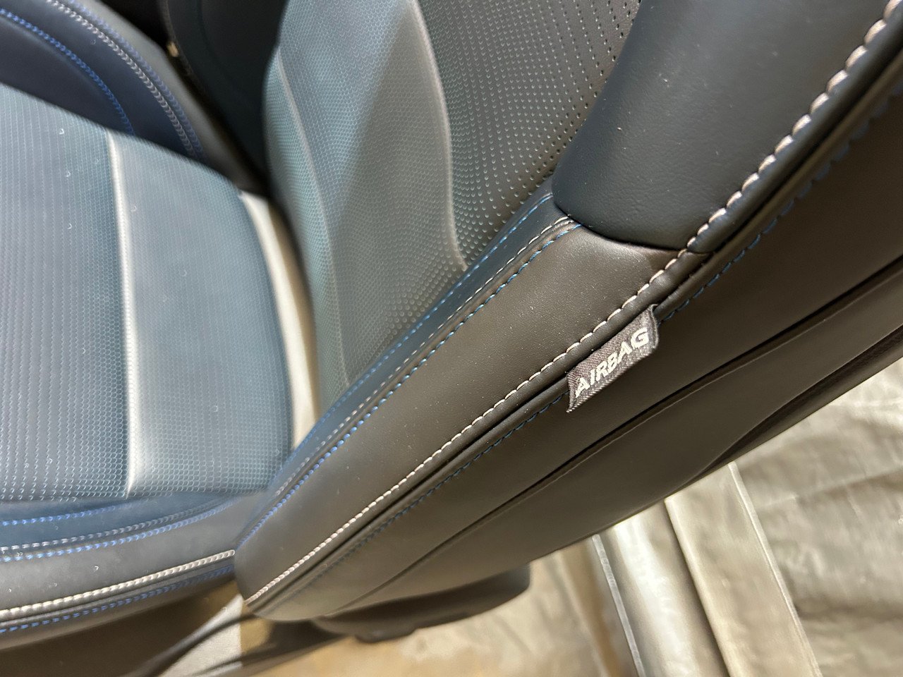 2024-2025 Ford Mustang GT S650 Convertible California Special Navy Pier Black / Blue Leather Seats / Pair / FM202 - Image 12