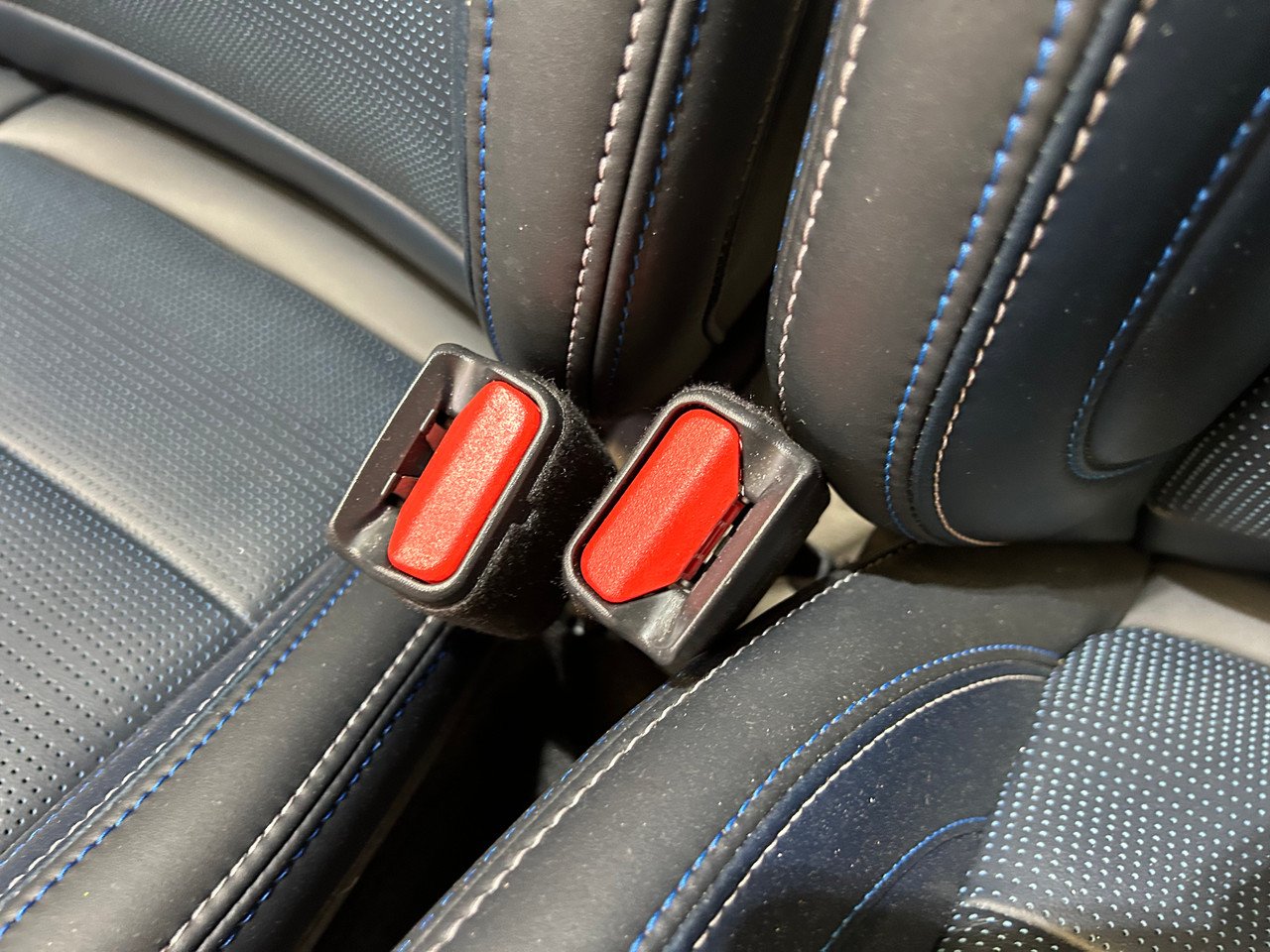 2024-2025 Ford Mustang GT S650 Convertible California Special Navy Pier Black / Blue Leather Seats / Pair / FM202 - Image 9