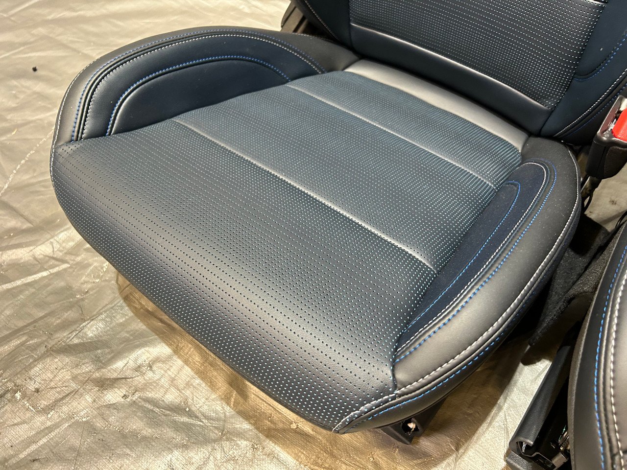 2024-2025 Ford Mustang GT S650 Convertible California Special Navy Pier Black / Blue Leather Seats / Pair / FM202 - Image 8