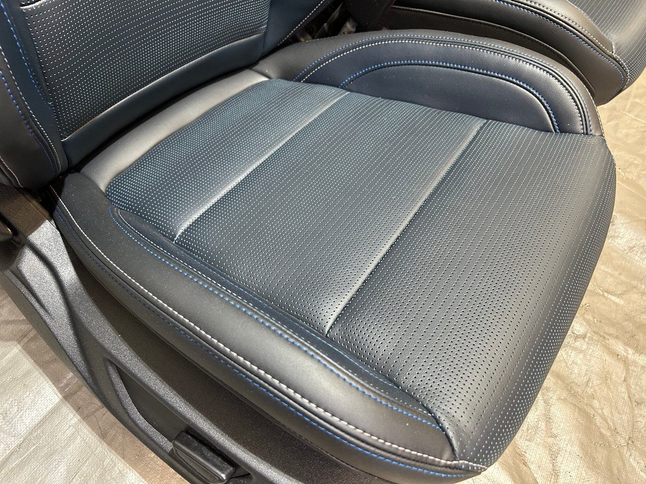 2024-2025 Ford Mustang GT S650 Convertible California Special Navy Pier Black / Blue Leather Seats / Pair / FM202 - Image 21