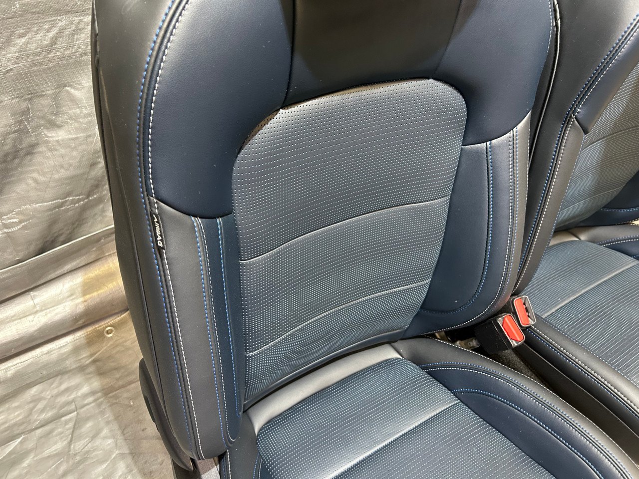 2024-2025 Ford Mustang GT S650 Convertible California Special Navy Pier Black / Blue Leather Seats / Pair / FM202 - Image 18