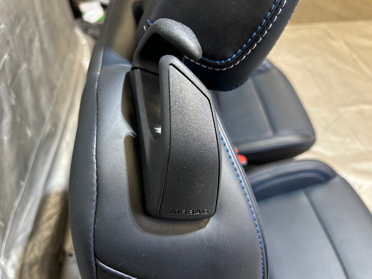 2024-2025 Ford Mustang GT S650 Convertible California Special Navy Pier Black / Blue Leather Seats / Pair / FM202 - Image 15
