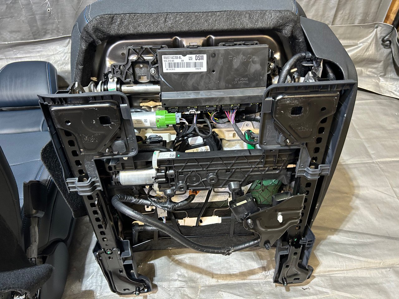 2024-2025 Ford Mustang GT S650 Convertible California Special Navy Pier Black / Blue Leather Seats / Pair / FM202 - Image 28